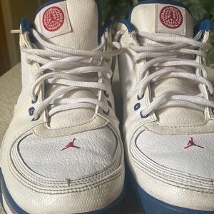 This is a size 12 Jordan tennis shoe